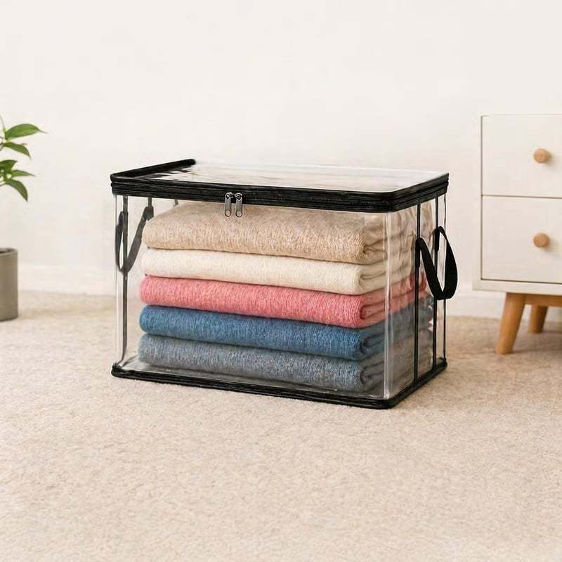 🎁 Last Day Sale 49% OFF📦Large Heavy-Duty Thick Clear Storage Bag for Clothes, Moving & Storage